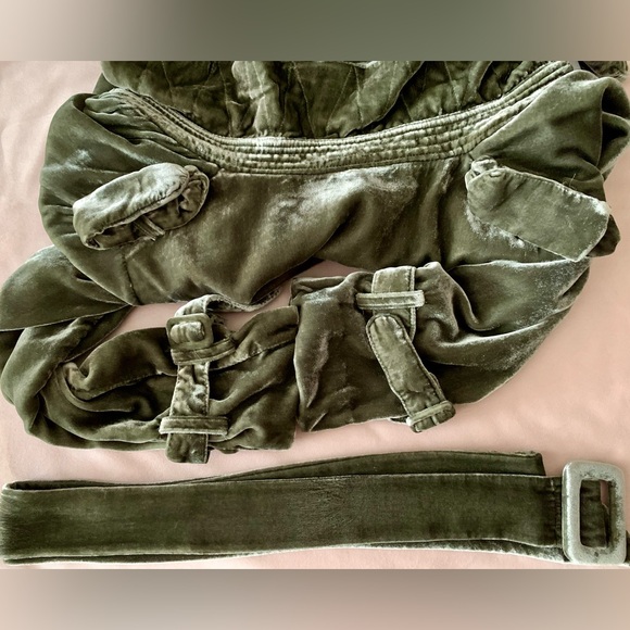 Women Silk Trench Coat - Picture 7 of 7